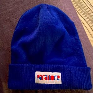 Paramore blue block letter beanie